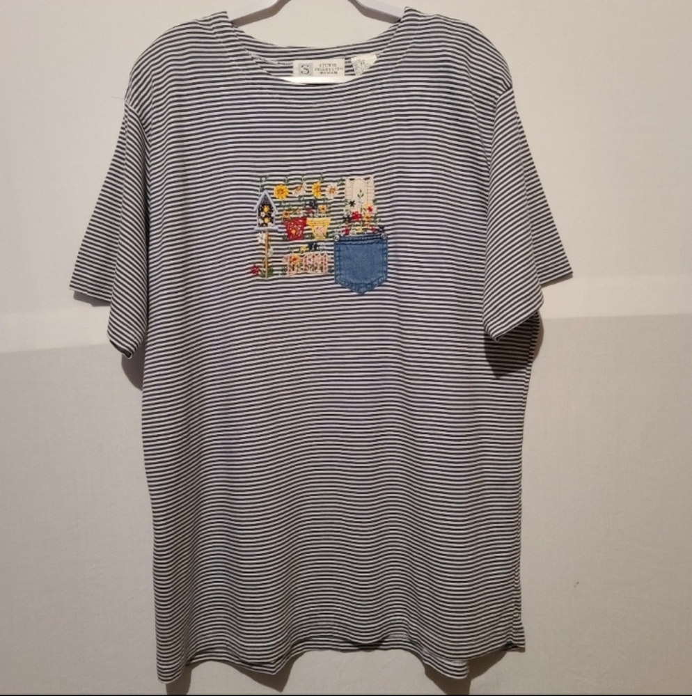 Studio Collection Woman Striped T-shirt Si…